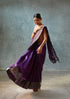 Handloom Violet Mangalgiri Saree